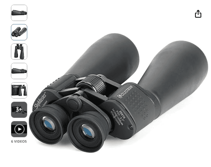 Celestron – SkyMaster 25X70 Binocular – Outdoor and Astronomy Binoculars – Powerful 25x Magnification – Large Aperture for Long Distance Viewing